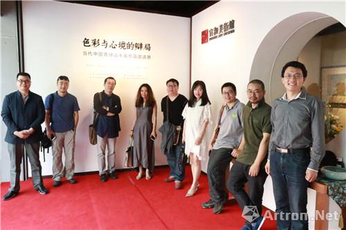 当代中国青绿山水画作品展开幕：探讨“色彩与心境的辩局” ()