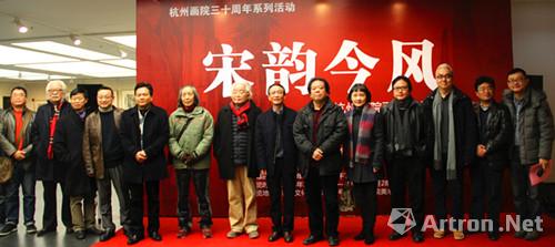 杭州画院30周年作品展开幕 且看宋韵今风
