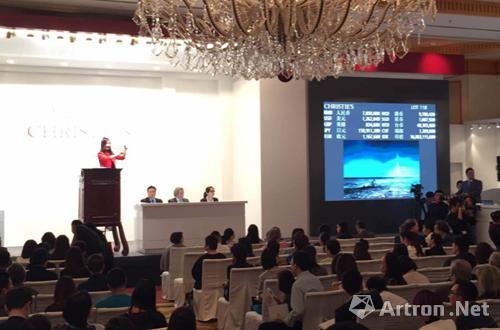 佳士得上海2015春拍贾蔼力《无名日 2》以780万元落槌