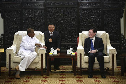 国宗局局长王作安会见斯里兰卡佛教部部长佩雷拉