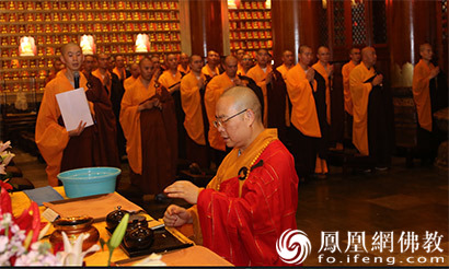 广州大佛寺举行结夏安居仪式 三个月精进修行正式开始