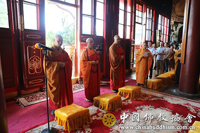 纪念抗战胜利73周年 中佛协举办祈祷世界和平法会_中国佛教-法师-法会-协会-世界和平