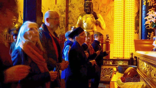 法国道教协会访问团参访上海城隍庙_道教-城隍庙-法国-道长-上海