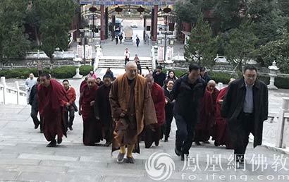 西藏宗教界考察团参访合肥开福禅寺_考察团-禅寺-西藏-和尚-宗教界
